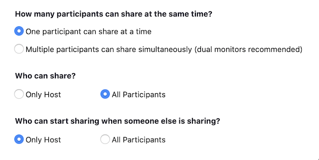 Host And Co Host Controls In A Meeting Zoom Help Center