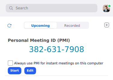 what is a personal meeting id zoom