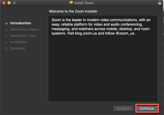 zoom app download for mac