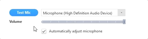 how to turn off mic playback