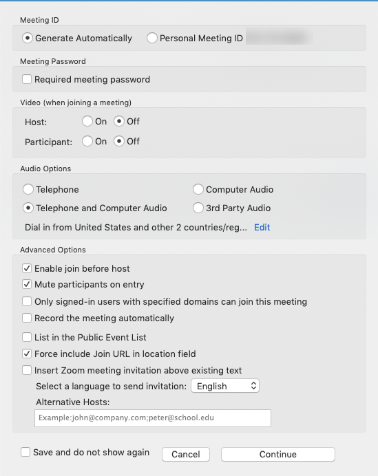 how to create a zoom meeting