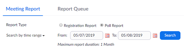 zoom attendance report