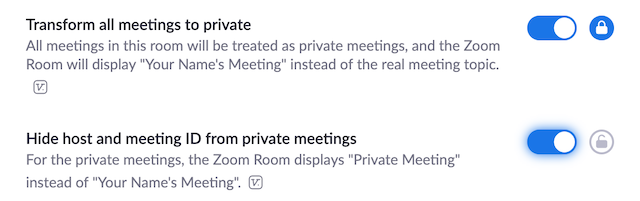 Zoom Rooms Private Meetings Zoom Help Center